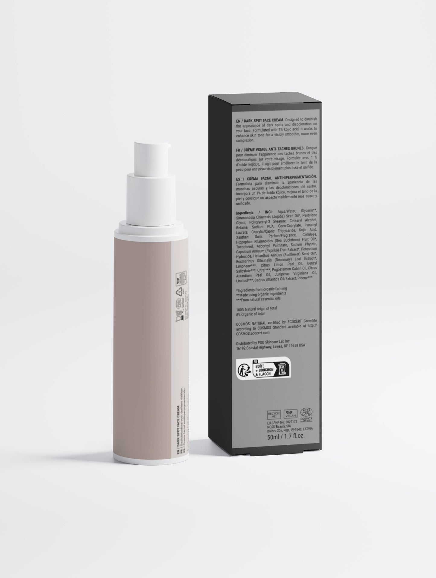 Dark Spot Face Cream with Kojic Acid
